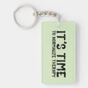 It's Time to Normalise Therapy Grunge Key Ring