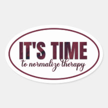 It's Time to Normalise Therapy