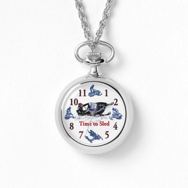 Its Time To Sled - Snowmobile Watch (Front)