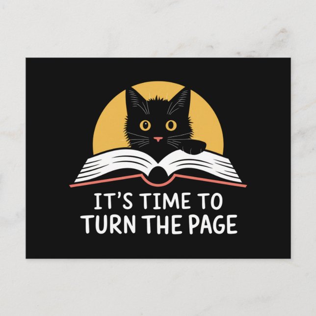 It's Time To Turn The Page Kamala Harris Politic  Postcard (Front)