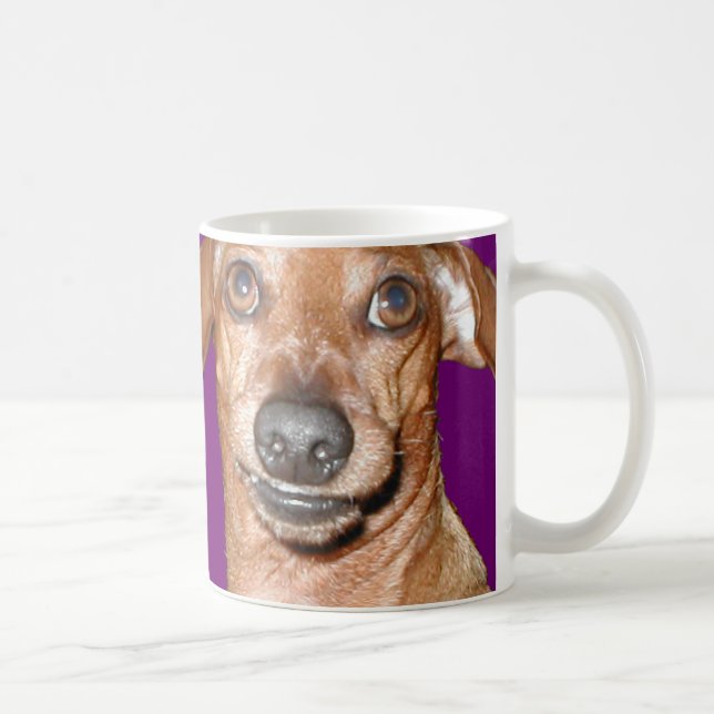 It's time to wake up! Dachshund Coffee Mug (Right)