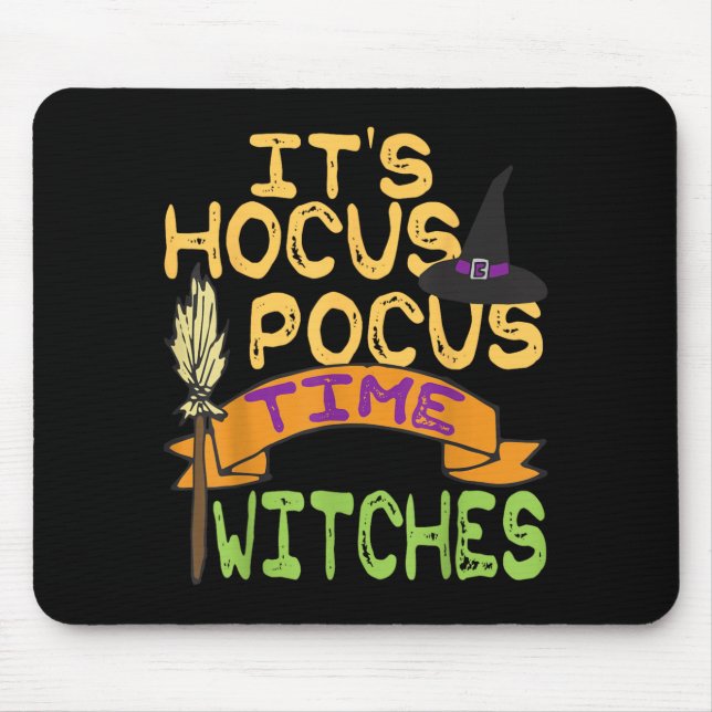 Its Time Witches Mouse Mat (Front)