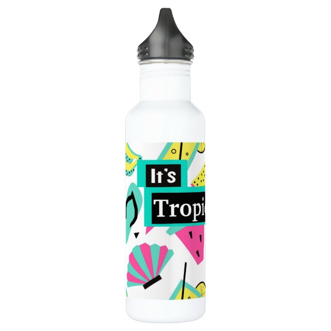 It's Tropical Water Bottle (Left)