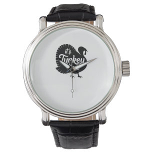 It's Turkey Time Shirt _ Cute Thanksgiving Season  Watch