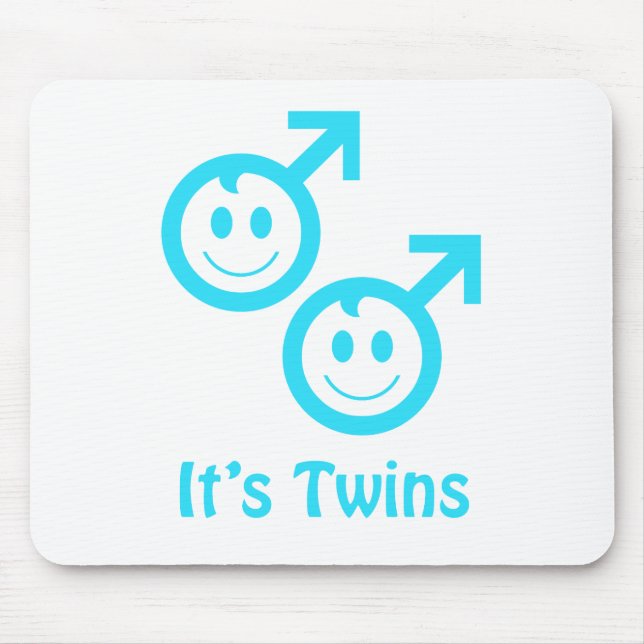 It's twin boys mouse mat (Front)