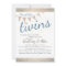 It's Twins! Baby Shower Invitation