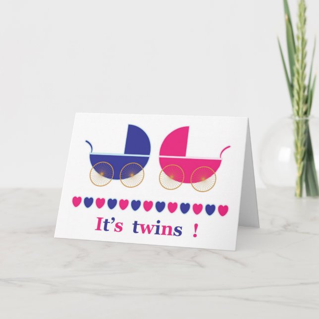 IT'S TWINS (BUT THEN YOU KNOW THAT)  CARD (Front)