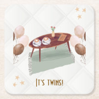 It's Twins Coffee Themed Baby Shower