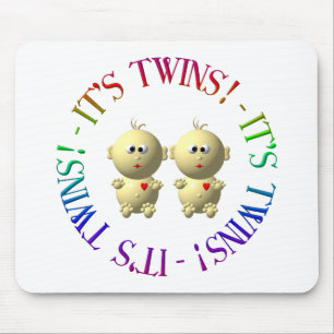 It's twins! mouse mat