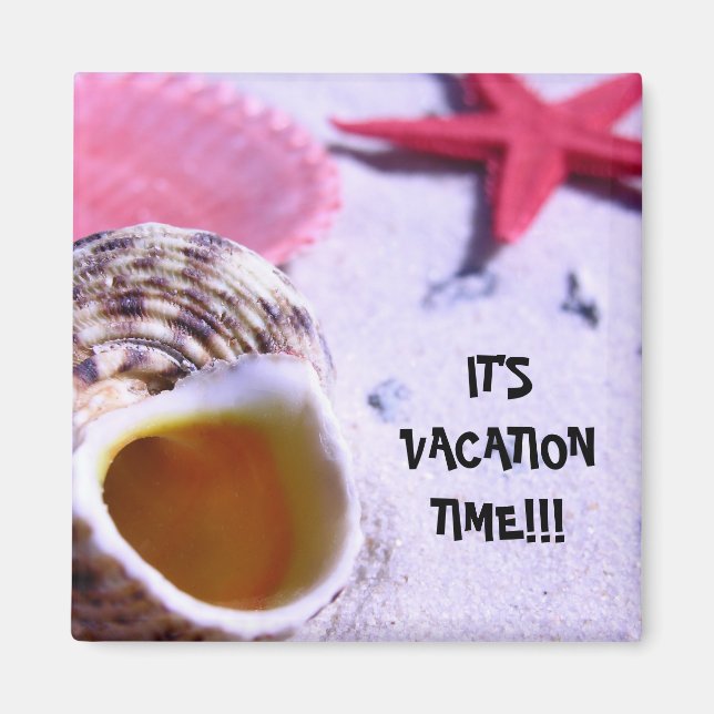 IT'S VACATION TIME!!! MAGNET (Front)