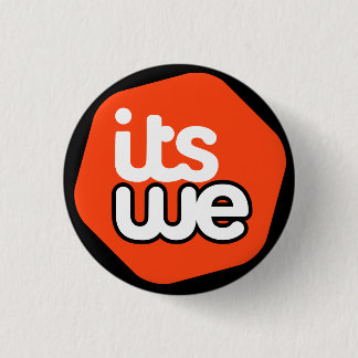 It's We - parody logo - button