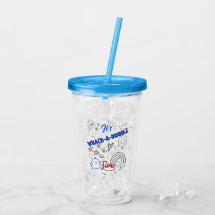 It's whack a doodle time.w acrylic tumbler