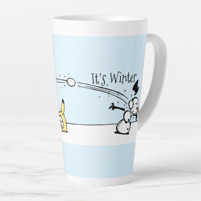 It's Winter Latte Mug (Right Angle)