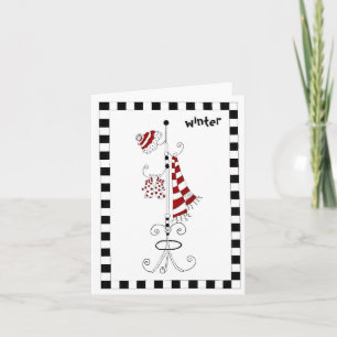 It's Winter Thank You Card