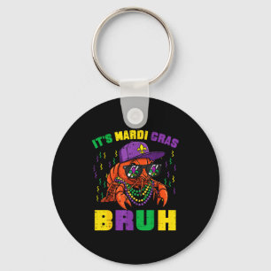 Its Women Mardi Gras Bruh Crawfish Crayfish Key Ring