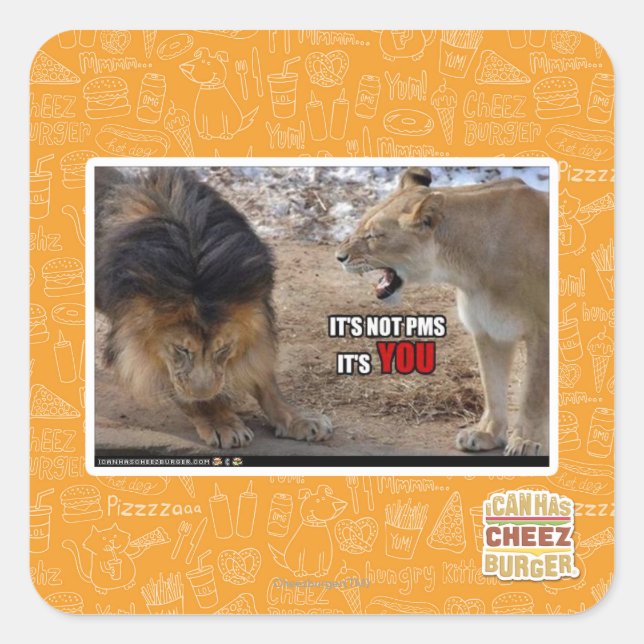 It's YOU! Square Sticker (Front)