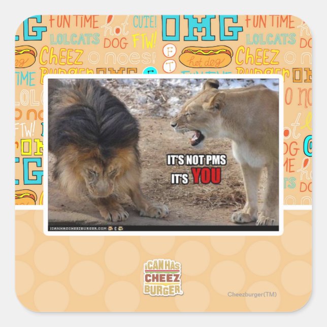 It's YOU! Square Sticker (Front)