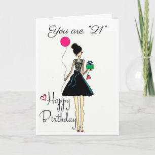 **IT'S YOUR BIRTHDAY!!!!** **21st** Card