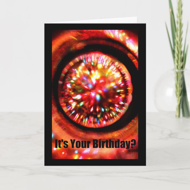 It's Your Birthday? Groovy! Birthday Card (Front)
