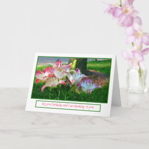 IT'S YOUR BIRTHDAY/I'M THINKING OF YOU/ DAYLIIES CARD