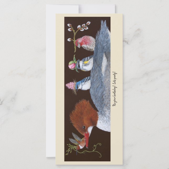 It's your birthday!  Let's party! (Bird party bus) (Front)