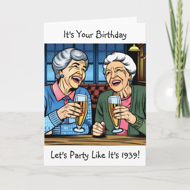 It's Your Birthday! Let's Shake Rattle and Roll Card (Front)