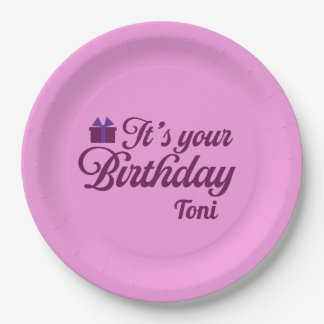 It's Your Birthday Paper Plates