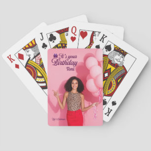 It's Your Birthday Playing Cards