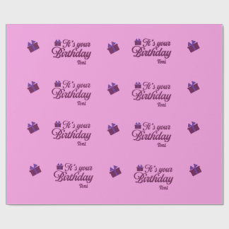 It's Your Birthday Wrapping Paper