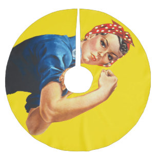 It's Your Custom Rosie Party on a Brushed Polyester Tree Skirt