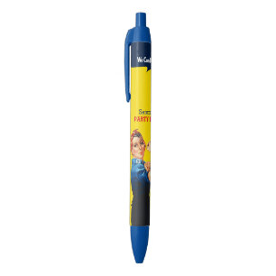 It's Your Custom Rosie Party Personalise This Blue Ink Pen
