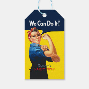 It's Your Custom Rosie Party Personalise This Gift Tags