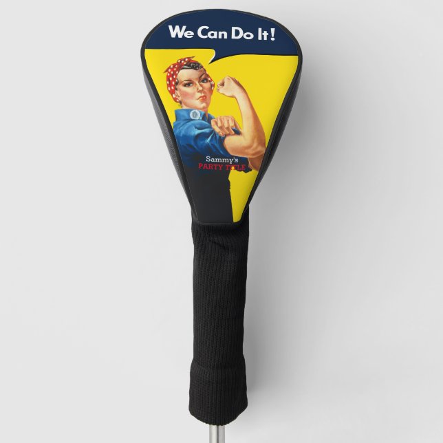 It's Your Custom Rosie Party Personalise This Golf Head Cover (Front)