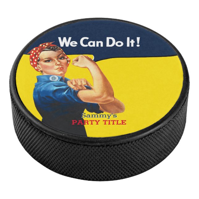 It's Your Custom Rosie Party Personalise This Hockey Puck (3/4)