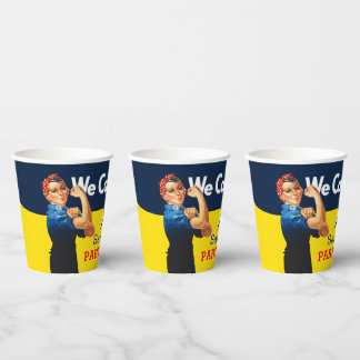 It's Your Custom Rosie Party Personalise This Paper Cups