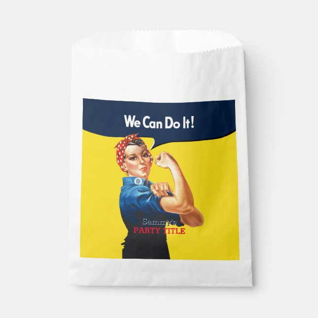 It's Your Custom Rosie Party Personalize This Favour Bags (Front)