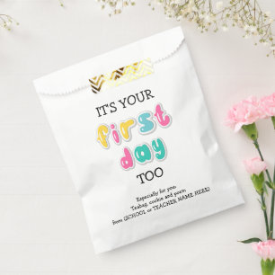 IT'S YOUR FIRST DAY TOO Gift For Parents Favour Bags