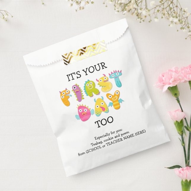 IT'S YOUR FIRST DAY TOO Parent Favour Bag (Sealed)