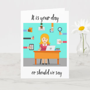 IT'S YOUR LAST DAY! HAPPY **RETIREMENT** CARD
