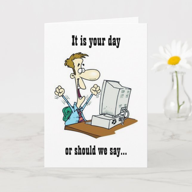 IT'S YOUR LAST DAY! HAPPY **RETIREMENT** CARD (Small Plant)