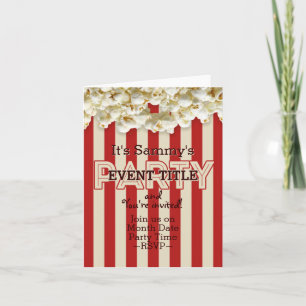 It's Your Party Invitation 12 lines 2 sided custom