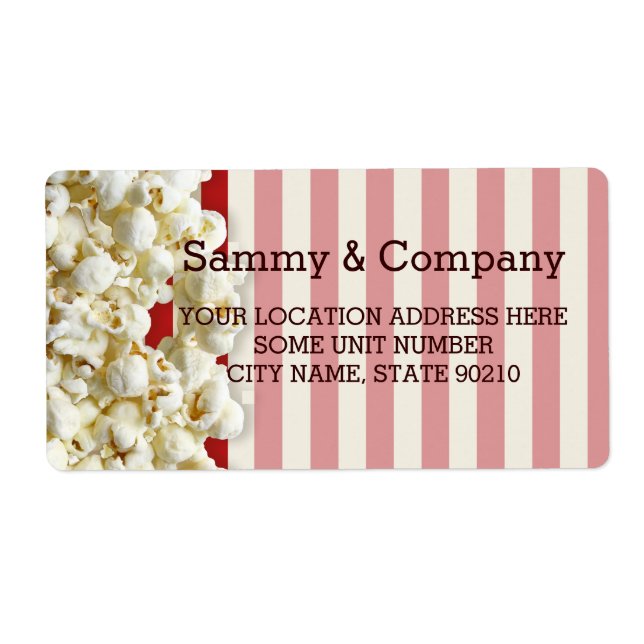 It's Your Party Personalised Popcorn Style (Front)