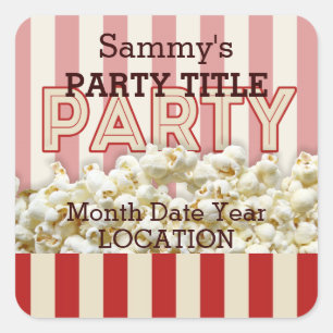 It's Your Party Sticker Personalise it!