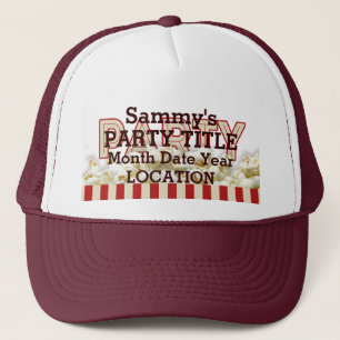 It's Your Personalised Party Hat Popcorn Style