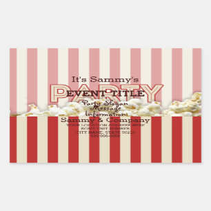 It's Your Personalised Party Supply. Rectangular Sticker