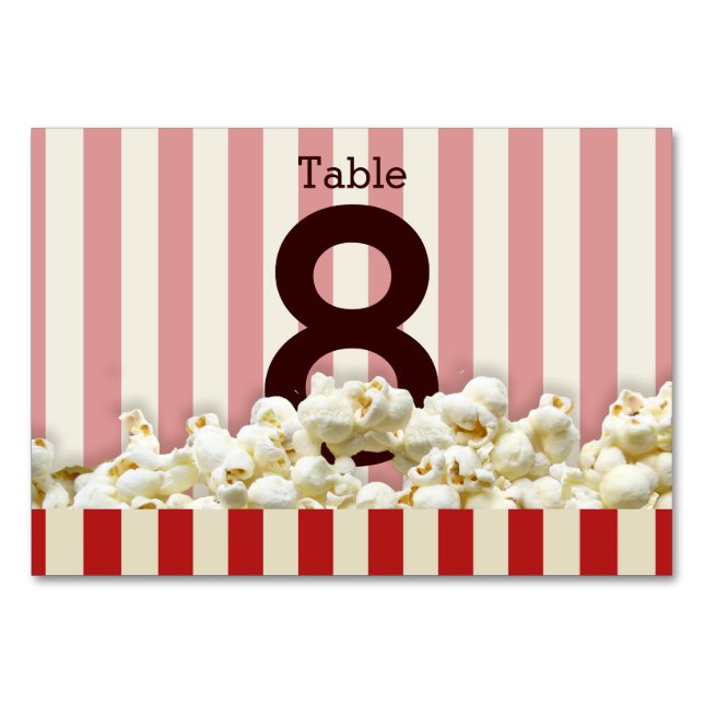 It's Your Personalised Party Supply. Table Number (Front)