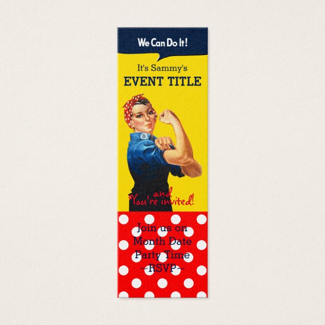 It's Your Personalised Rosie Party Supply (Front)