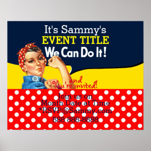 It's Your Personalised Rosie Party Supply Poster