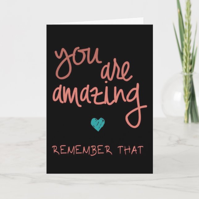 IT'S YOUR **SPECIAL DAY** AMAZING PERSON! CARD (Front)