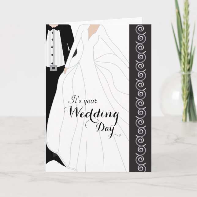 It's Your Wedding Day - Congratulations Card (Front)